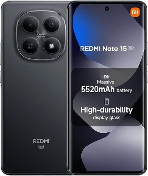 REDMI Note 15  5G 8 GB+256 GB Siyah Cep Tel.(ithalatcı Garantili)