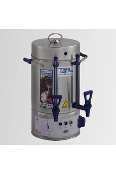 Tuğra Elektrikli Semaver 30 Bardak 4 Litre Çay Makinesi Otomatı Çaycı Krom