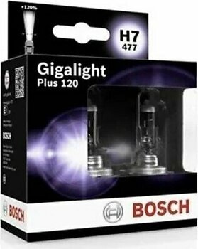 Bosch Gigalight Plus 120 H7 Ampül 2'Li Set