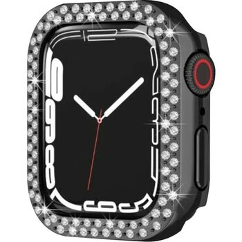 Newface Apple Watch 42MM Taşlı Kasa Siyah Akıllı Saat