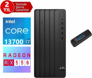 Hp 290 Pro G9 Intel Core I7 13700 32gb 1tb Ssd 4gb/Rx550 Windows11home Masaüstü Blgisayar 2624a8et33+Zettausbbellek