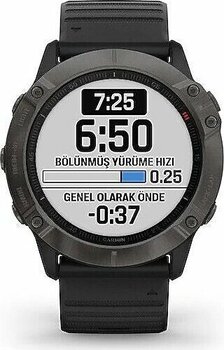 Garmin Fenix 6x Pro Sapphire Siyah Akıllı Saat