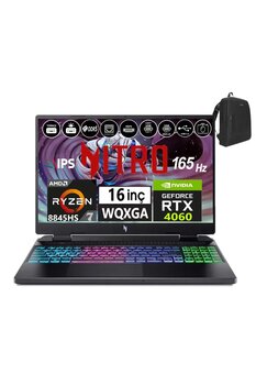ACER Nitro 16 AN16-42 R7 8845HS Aı 32GB 1tb SSD 8GB/RTX4060 WIN11PRO 16\" 165Hz Wqxga IPS WNHQSKEY00146