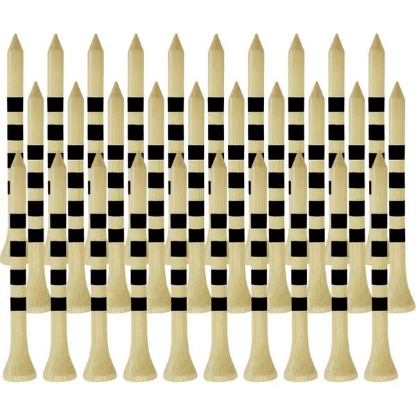 100 Ahşap Golf Tees Golf Aksesuarı