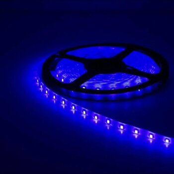 Global 3 Çipli Iç Mekan Şerit Led 5m Mavi