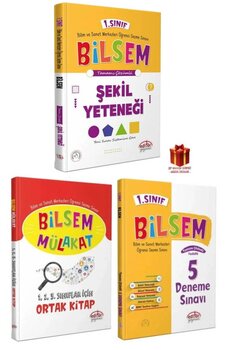 Editör Yayınevi Editör Yayınları 1. Sınıf Bilsem Çıkması Muhtemel Sorular+Bilsem 1. Sınıf Mülakat Kitabı+Deneme