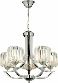 AVONNI AV-65226-5K Krom Kaplama Modern Avize E27 Metal Kristal 55cm