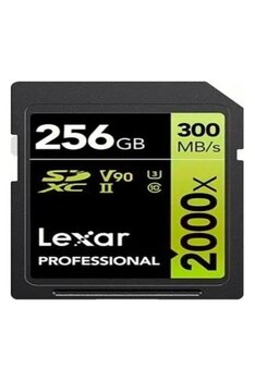 Lexar Professional 256 Gb 2000X 300 Mb/ S 8K V90 Sdxc Hafıza Kartı