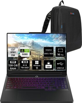 LENOVO Legion Pro 7 Ultra9 275HX 128GB 4+4TB SSD RTX5070Ti/12GB 175W WQXGA OLED 16" W11P Laptop