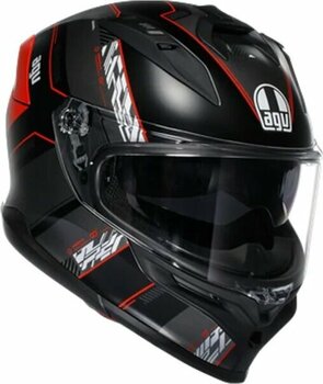 Agv K7 Mplk Kyber Motosiklet Kaskı Siyah - Kırmızı Xl