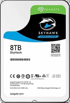 Seagate SkyHawk ST8000VX0022 8 TB 7200 RPM 210 MB/s 4.0 ms Harddisk
