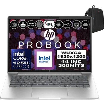 Hp Probook 440 G11 Intel Core Ultra 5 125U Ddr5 40GB 2tb SSD Intel® Aı Boost 14" Wuxga IPS Freedos Taşınabilir Bilgisayar A22ZCEAF15 + Zetta Çanta