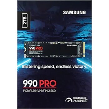 Samsung 990 Pro Mz-v9p2t0bw 2 Tb 7450/6900 Mb/s Pcie 4.0 M.2 Nvme Ssd