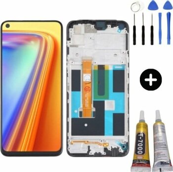 Realme 7 Uyumlu Hk Lcd Ekran Dokunmatik + Montaj Seti Diğer