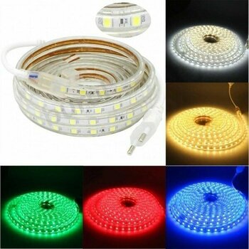 220 Volt Hortum Şerit LED Gün Işığı 10 Metre 220V LED Aydınlatma + FIŞ(10M)
