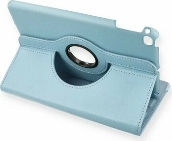 Happycase iPad Mini 5 360 Dönerli Turkuaz Tablet Kılıfı