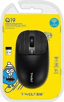 T-Wolf Q19 Siyah Optik Kablosuz Mouse