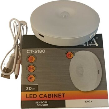 Cata Sensörlü Kabinet -Şarjlı 4000 Kelvın CT-5180 - 7,8 x 2 cm - Gün Işığı