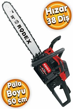 Rodex RDX2504 50 cm 500 mm 58 CC/3.8 HP Benzinli Hızar Ağaç Kesme Motoru