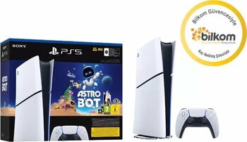 Sony Playstation 5 Slim Digital 1 TB Beyaz Oyun Konsolu + ASTRO BOT