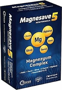 Magnesave5 Magnezyum Complex 60 kapsül