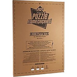 Art Puzzle Çerçevesi 2000'lik Beyaz Puzzle Çerçeve