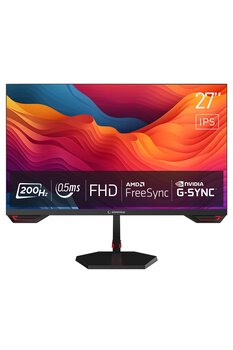 Rampage Rampage CRIMSON 27'' 200Hz 0.5ms Fast IPS FHD Dahili Hoparlör Freesync/G-Sync Flat Oyuncu Monitörü
