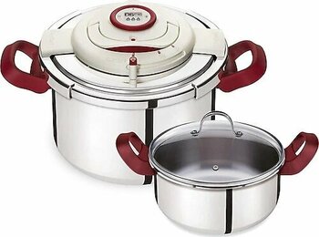 Tefal Clipso Plus Precision 6 lt + 4.5 lt Düdüklü Tencere Seti