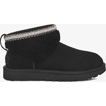 Ugg Classic Ultra Mini Maxi Curly Kadın Siyah Bot.blk - 37