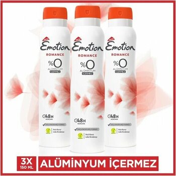 Emotion Romance Kadın Sprey Deodorant 3 X 150 Ml
