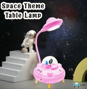 Menuzer Temalı Masa Lambası- (1'li Paket) Çalışma Masası LED Lambası, Şarj Edilebilir Masa Lambası - Çok Renkli