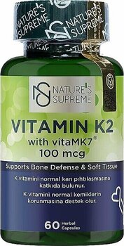 Nature's Supreme Vitamin K2 100 mcg 60 Kapsül