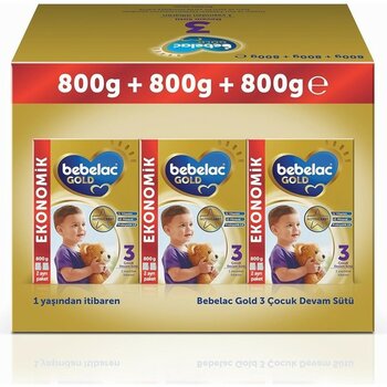 Braventa Collection Bebelac Gold 3 Çocuk Devam Sütü, 3X800GR 9-12 Ay - Standart