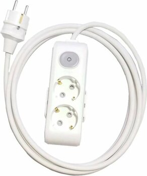 VİKO 2'li Anahtarlı Grup Priz Topraklı Çocuk Korumalı 5 Metre (düz Fiş)