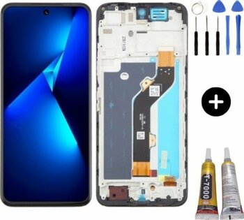 Tecno Pova Neo 3 Uyumlu Hk Çıtalı Lcd Ekran Dokunmatik + Montaj Kiti Çok Renkli