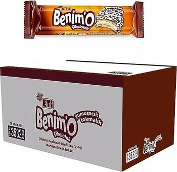 Eti Benimo Lokmalık Bisküvi 80 gr 18'li