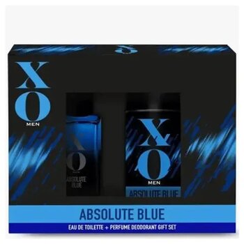 Xo 2 Adet Absolute Blue Men 100 ml EDT Erkek Parfüm ve 125 ml Deodorant Set