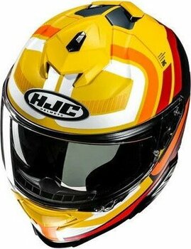 Hjc I71 Vız MC3SF Kapalı Motosiklet Kaskı Sarı Turuncu - XL - Renkli