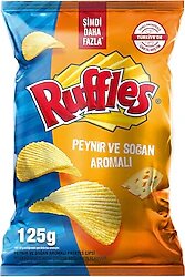 Ruffles Peynir ve Soğan Aromalı Patates Cipsi 125 gr