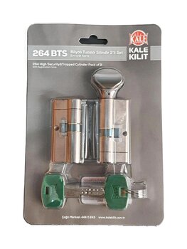 Kale 264 Bts Bilyalı Tuzaklı Silindir 2'li Set Ortak Anahtar