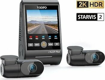 Viofo A229 Plus 3 Kameralı Araç Kamerası Seti