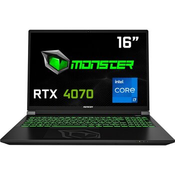 Monster  Tulpar T6 V3.2.5 Intel Core I7 13700HX 32 GB Ram 1 Tb SSD 8 GB  Rtx 4070 Windows 11 Home 16" Fhd 165 Hz Oyun Bilgisayarı
