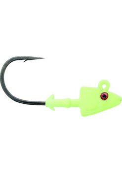 MustadSD824 Shad Jig Head Gg - Glow Green 7gr - 3lu - 3-0