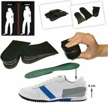 Hava Yastıklı Boy Uzatıcı Tabanlık (7 cm Daha Fazla Boy Uzunluğu)  39 Numara