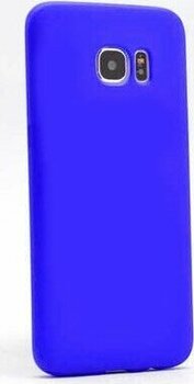 Samsung Galaxy S6 Edge Kılıf Esneyebilen Şık Sofina Silikon Kapak - Lacivert