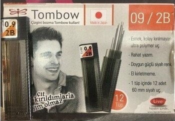 Tombow Tombow 09-2B Kalem Ucu 12Li