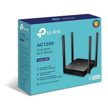 Tp-Link ARCHER C54 AC1200 2.4/5Ghz 4 Port Lan 4 Antenli Router Access Point