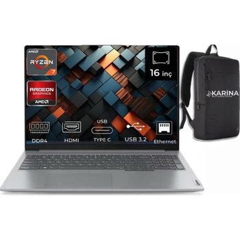 Lenovo Thinkbook 16 G6 Abp Amd Ryzen 7-7730U 21KK000WTR-32 40GB 2tb W11PRO 16 Inç Wuxga Freedos Laptop