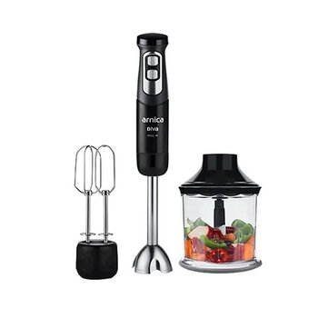 Arnica GH21595 1200 Watt Diva Siyah Blender Seti