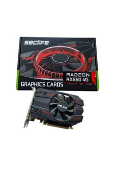 BİLGEPAZAR Seclife 4GB RX 550 Radeon GDDR5 128Bit DVI HDMI DP Fan